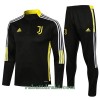 Juventus Trenings Collegegenser Set 22-23 Kvart-Zip Svart - Barn